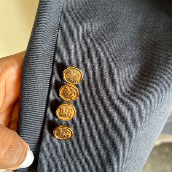 Dolce & Gabbana women medium navy blue blazer European size 48 - Picture 8 of 11